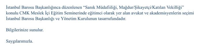 İSTANBUL BAROSU'NUN DEMOKRASİYLE SAVAŞIMI — görsel 1